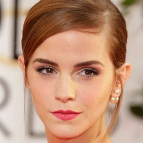 Double Faced Ball Back Earrings-Light Blue - Picture 2 of 3